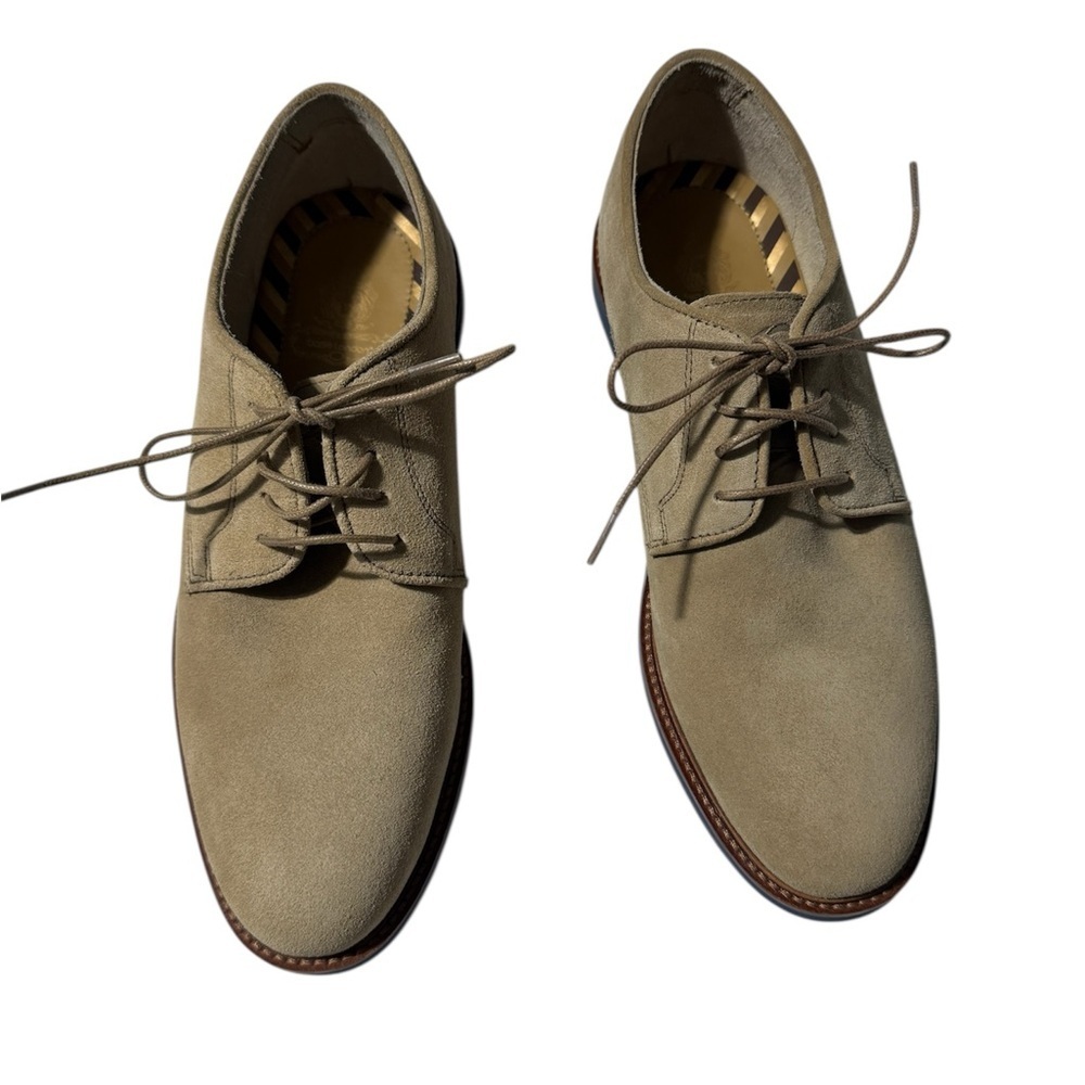 Base London Men’s Suede Oxford-Style Shoes – Size US 11